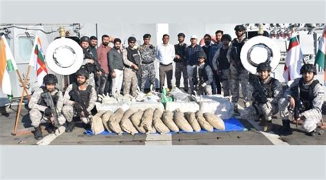 Major Drug Haul Off Gujarat Coast About 800 Kg Of Narcotics Seized By