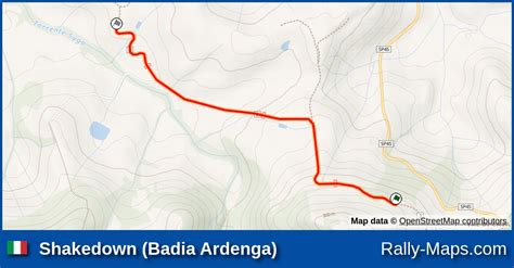 Shakedown Badia Ardenga Stage Map Rally Del Brunello Cir