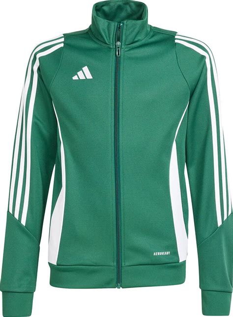 BLUZA DLA DZIECI ADIDAS TIRO 24 TRAINING ZIELONA IR7503 R 116cm