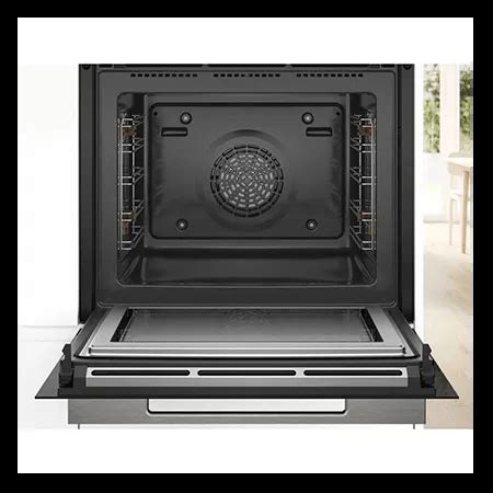 BOSCH HMG7764B1B Serie 8 Built In Electric Single Oven With Microwave