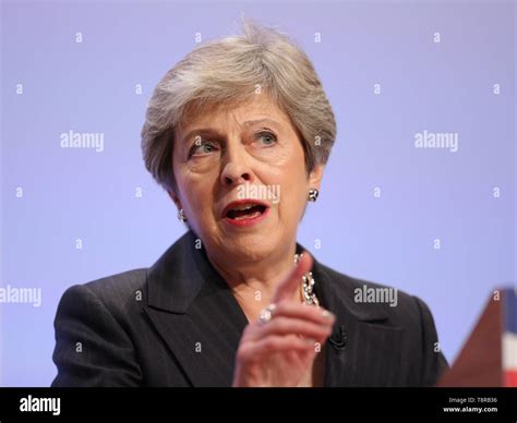 Theresa May Party Conference Hi Res Stock Photography And Images Alamy