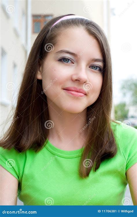 Beautiful girl stock image. Image of distance, green - 11706381