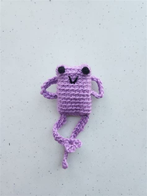 Crochet Leggy Frog Hobbies Toys Stationery Craft Handmade Craft