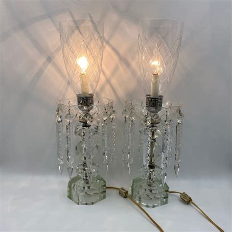 Mantle Lustres Crystal - Vintage Decor From Memories Ago