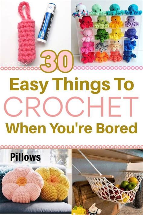 What To Crochet When You Re Bored Easy Crochet Projects Crochet