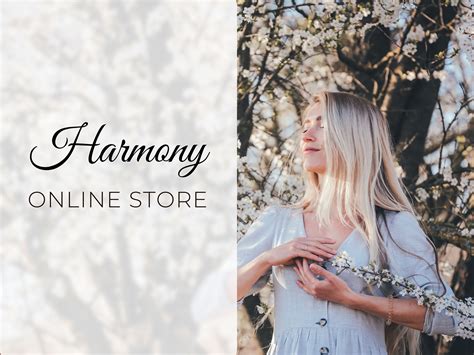 Harmony online store website design on Behance