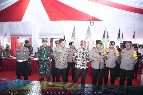 Kasdam IV Diponegoro Dan Wakapolda Jateng Cek Kesiapan Posko Mudik