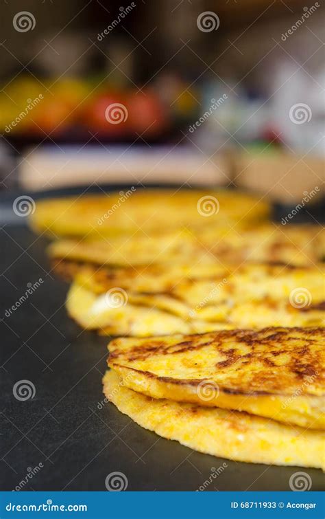 Cachapa, Typical Venezuelan Food. Stock Image - Image of typical ...