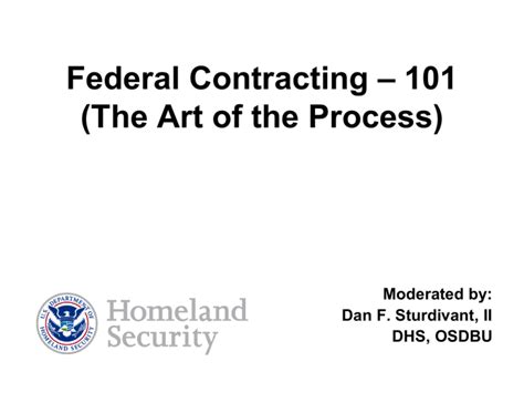 Federal Contracting 101