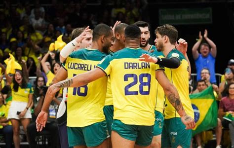 Vôlei Brasil vence a Sérvia e ganha a segunda na Liga das Nações