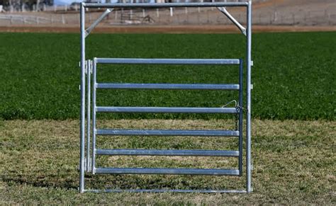 Premium Heavy Duty Cattle Double Hinged Gate Red River Rural