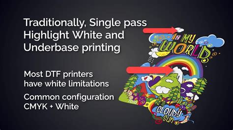 Get Brighter Whites With Less Ink In DTF And DTG Using Single Pass