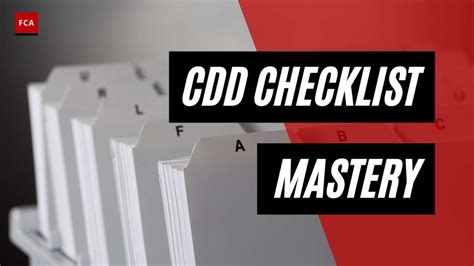 Achieving Aml Excellence The Ultimate Guide To Cdd Checklists