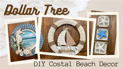 Dollar Tree DIY Costal Beach Decor YouTube