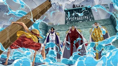 Luffy Vs Marine Fleet Admirals K Fps One Piece Youtube