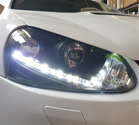 Led Tagfahrlicht Scheinwerfer VW Golf 5 Schwarz