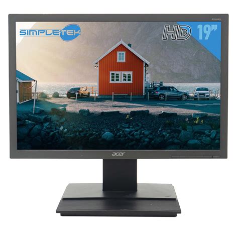 ACER B206WQL 20 16 10 SCHERMO LCD MONITOR DISPLAY CASSA DVR COMPUTER