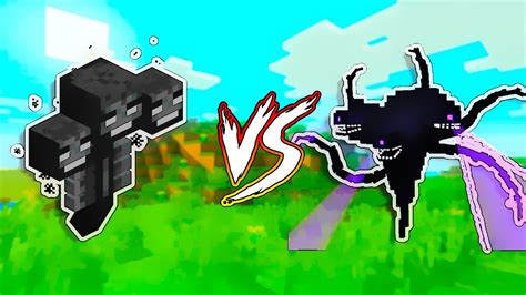 Wither Vs Wither Storm Minecraft Mob Battle Youtube