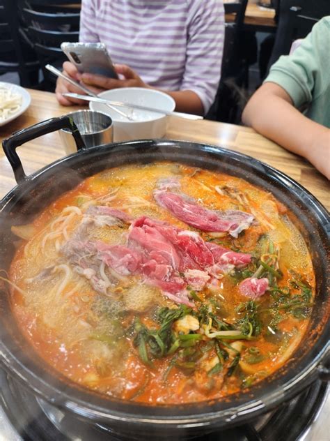 세종맛집 등촌샤브칼국수세종점얼큰한 국물 네이버 블로그