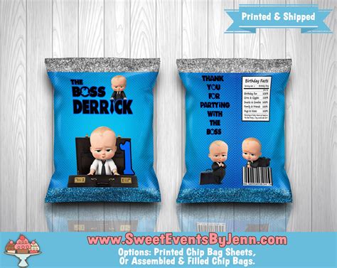 Personalized Chip Bags Custom Party Favors Thank You Gift Etsy