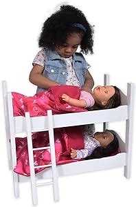 Amazon The New York Doll Collection Bunk Bed White Ht Toys