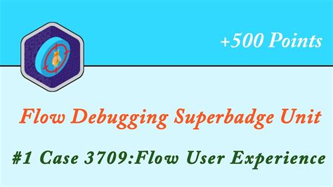 Case Flow User Experience Flow Debugging Superbadge Unit