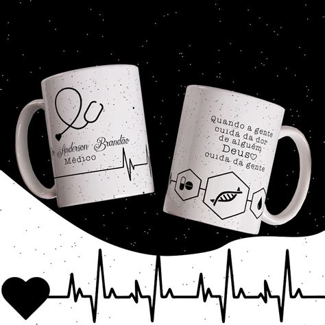 Caneca Personalizada Profissão Médico Shopee Brasil