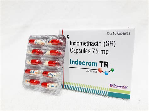 Indomethacin Sr Capsules Mg Manufacturer Indomethacin Sr