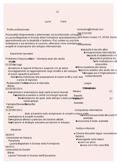 El Formato De Curriculum Vitae Europeo MiCVIdeal