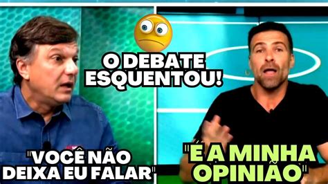 CLIMA ESQUENTOU MAURO CESAR E PILHADO EM DEBATE SOBRE MARCO BRAZ E