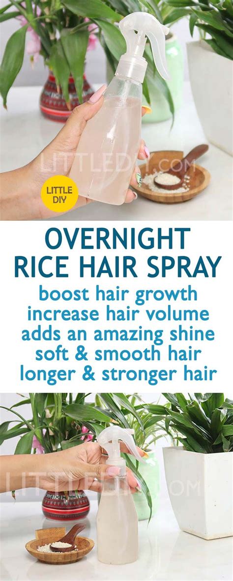 Overnight Rice Water Faster Hair Growth Spray In 2020 Hair Growth