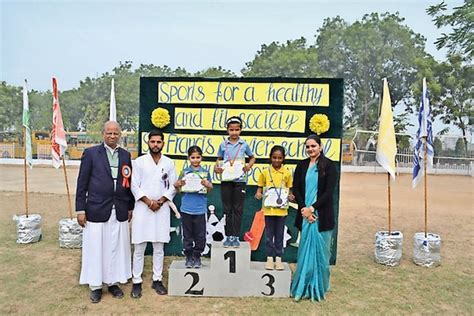 Annual Sports Day Celebrated In School Gandhi Sadan Winner स्कूल में