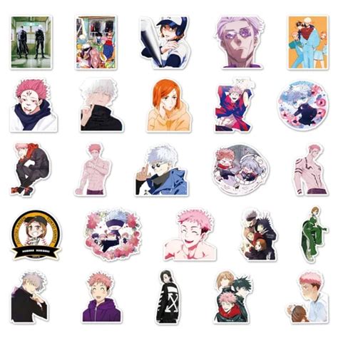 50Pcs Anime Jujutsu Kaisen Stickers Wholesale Stickers