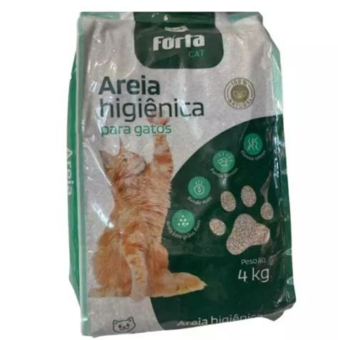 Areia Higiênica Para Gatos Forta Cat Neutra 4kg Lojanimal Petshop