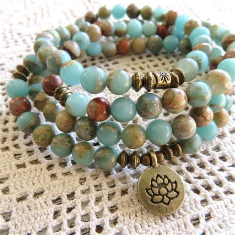 Pure Lapis On Instagram Snake Skin Jasper Mala Beads Bracelet Healing