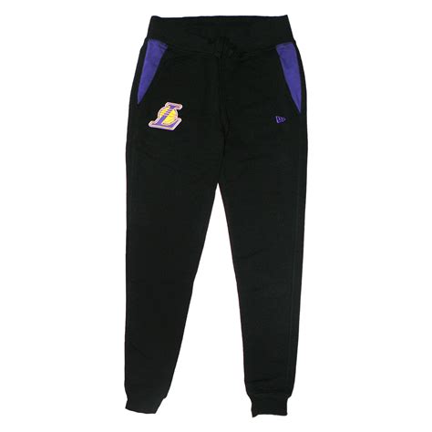 New Era Los Angeles Lakers Blk Pantalón Tip Off Flc Track Pant