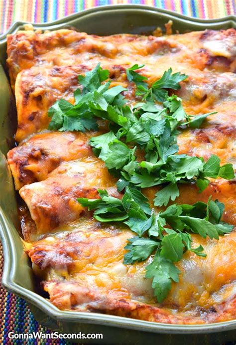 Shredded Beef Enchiladas Recipe Gonna Want Seconds