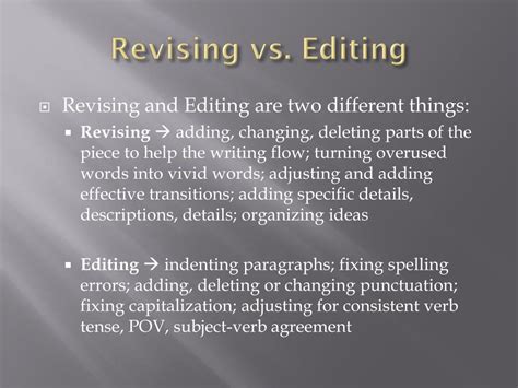 Ppt Revising Vs Editing Powerpoint Presentation Free Download Id 2566203