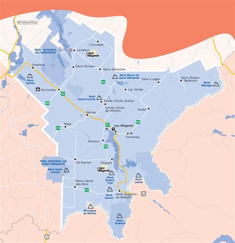 Carte De La MRC Du Granit