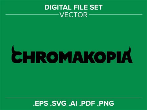 Tyler The Creator Chromakopia Vector Logo File Set Scale To Any Size