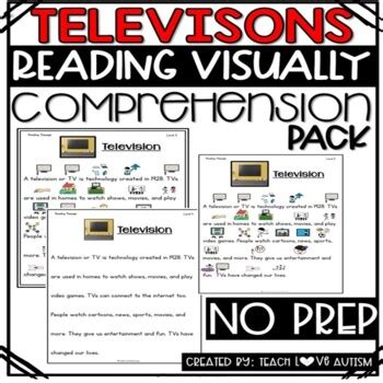 Television Reading Comprehension With Visuals For Special Education