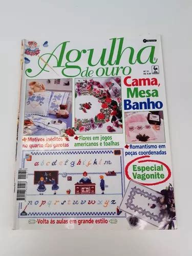 Revista Agulha De Ouro Ponto Cruz Cama Mesa Banho N