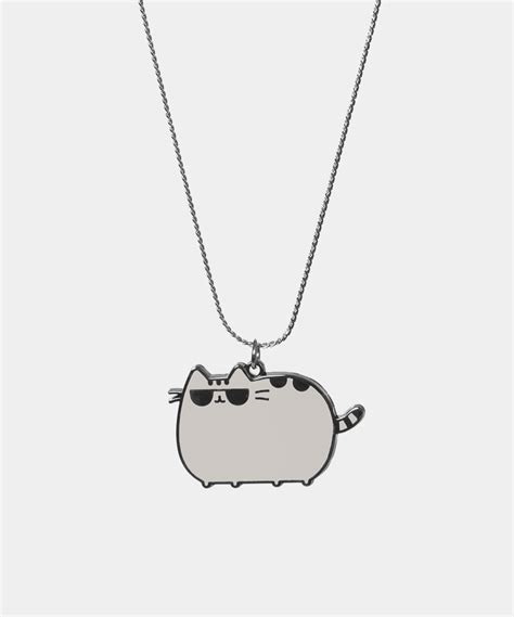 Cool Pusheen Necklace Hey Chickadee