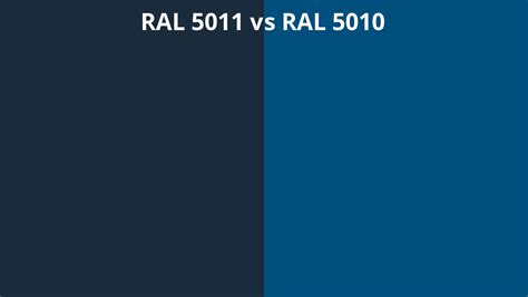 Ral 5011 Vs 5010 Ral Colour Chart Uk