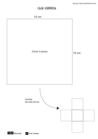 MOLDE Caja Y Mariposas Actualizado Pdf