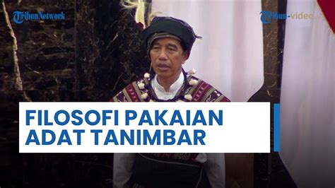 Filosofi Di Balik Pakaian Adat Tanimbar Yang Dipakai Jokowi Di Sidang