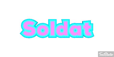 Soldat Mot Designs De Logo En Anim