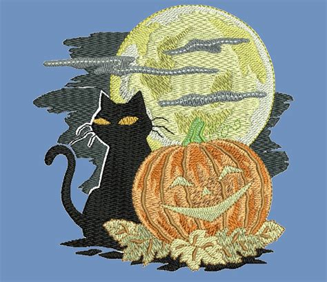 Halloween Embroidery Design Machine Embroidery Instant Etsy