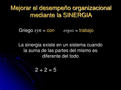 Ppt Creacion De Sinergia Empresarial Powerpoint Presentation Free