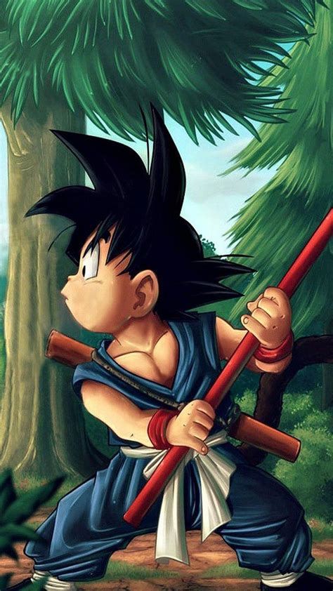 Kid Goku Iphone Wallpapers Top Free Kid Goku Iphone Backgrounds